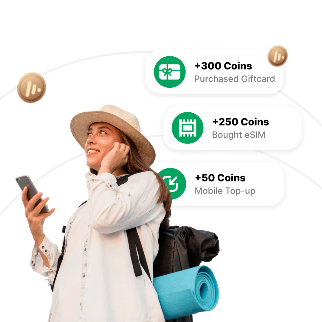 Ariya Mobile Rewards-Bildschirm